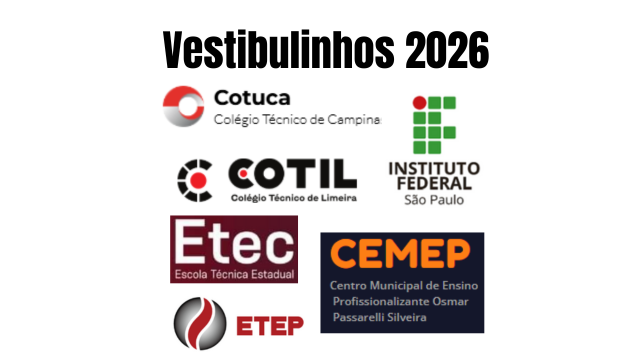 Vestibulinho 2026: Inscrições, Provas e Dicas para COTUCA, COTIL, IFSP, CEMEP, ETEP e ETEC