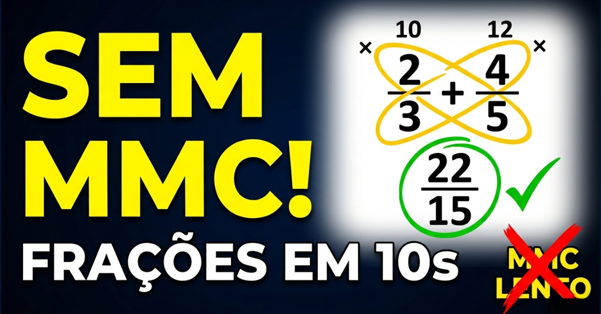 Como Somar e Subtrair Frações sem MMC: Conheça o Método da Borboleta